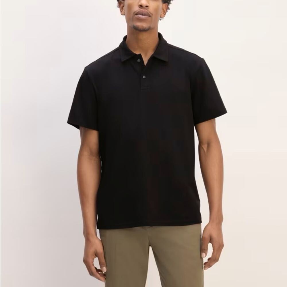Everlane Men's Black Polo Shirt